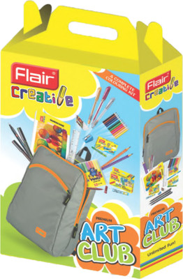 FLAIR Creative Series Art Club Kit With Bag | For Stationery Kit & School Kit