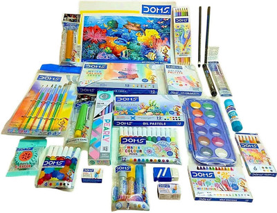 DOMS Colouring Art kit with pack of 23 articles