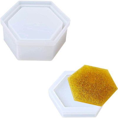 RakaEnterprises DIY Hexagon GIFT Box Mold for Making Gift Boxes, Jewelry Earrings, Rings (1PC)