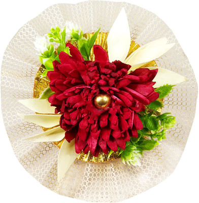 Utkarsh Red Rose Artificial Flower(6.5 inch, Pack of 1, Single Flower)