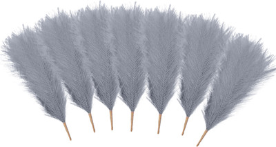 SYGA Grey Westeria Artificial Flower(45 cm, Pack of 7, Single Flower)