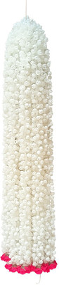 bella White Magnolia Artificial Flower(22 cm, Pack of 1, Single Flower)