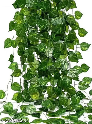 Akaar Akaar Decor Artificial Ivy Creeper Pack of 4 Hanging Green Wild Flower Artificial Flower(213 cm, Pack of 4, Vine & Creepers)