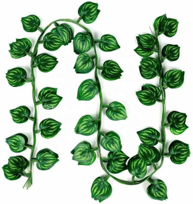 MIDNIGHT ART Artificial Wall hanging Money Plant Bail for home Decoration pack of 3 Green Wild Flower Artificial Flower(60 cm, Pack of 3, Vine & Creepers)