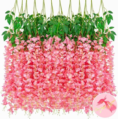 Pink Westeria Artificial Flower(1 inch, Pack of 1)