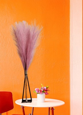 Artsy Artificial Pampas Flowers for Decoration, dried grass flowers for vase Pink Wild Flower Artificial Flower(75 cm, Pack of 1, Flower Bunch)