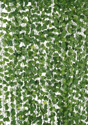 Daissy Raise Artificial plants Green Hibiscus Artificial Flower(6.5 cm, Pack of 3, Vine & Creepers)