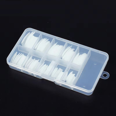 ADJD Artificial Nails Set - 100 White WHITE(Pack of 100)