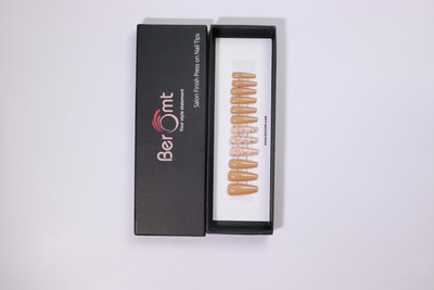 BEROMT BRIDAL & PARTY NAILS 739 MULTI COLOR(Pack of 12)