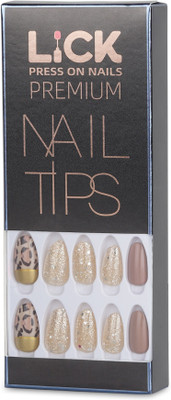 Lick - Press on Nails fake nails_Nail Press-n1_774 Multicolor(Pack of 30)