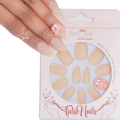 BEROMT CUTE CHARM FALSE NAILS - 35 BEIGE(Pack of 12)