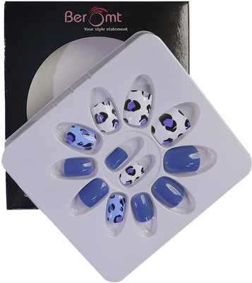 BEROMT ANIMAL PRINT NAILS- 1039 MULTICOLOUR(Pack of 12)