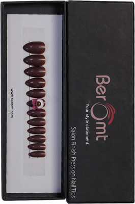 BEROMT CUTE CHARM FALSE NAILS - 38 BROWN(Pack of 12)