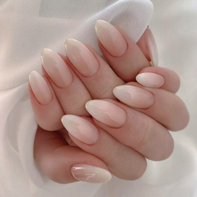 kyiesh Reusable Decent Press on Nails Pink(Pack of 24)
