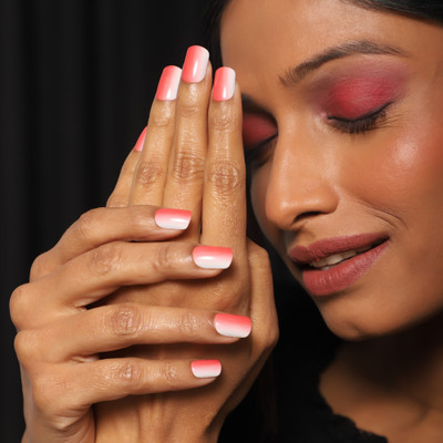 Lick - Press on Nails Afternoon Tea 02-930 Peach(Pack of 24)