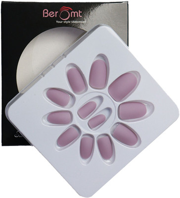 BEROMT PREMIUM MATTE NAILS 514 LIGHT PINK(Pack of 12)