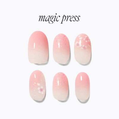 DASHING DIVA Magicpress Blossom Breeze Pink(Pack of 30)