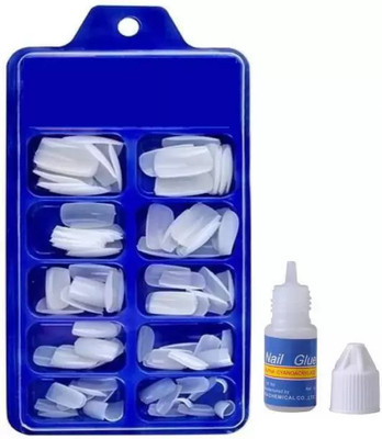 K3NTERPRISES glue with 100 nails White(Pack of 100)