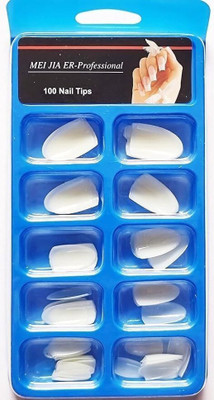 HARSHLOVE Perfect for Stunning Nail Extensions White(Pack of 50)