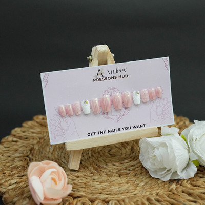 anjeev Mermaid’s Unicorn Soft Blush Pink, White Accents(Pack of 12)