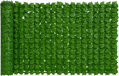 De Gardenia Artificial Faux Ivy Leaf Mat 1m x 3m – Dark Green Privacy Panel Artificial Plant(1000 cm, Green)