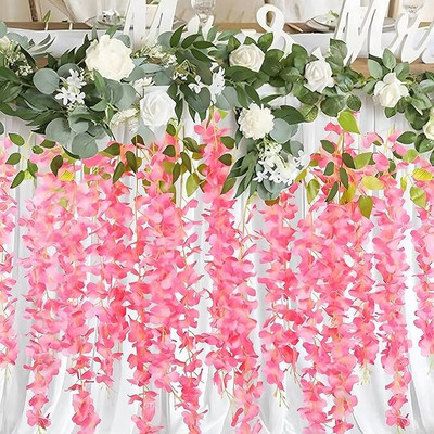 well art gallery Artificial Plant(110 cm, Pink)