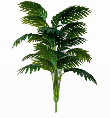 sunever 18 Leafs Palm Plant Tree For Interior & Exterior Decoration Artificial Plant(60 cm, Green)