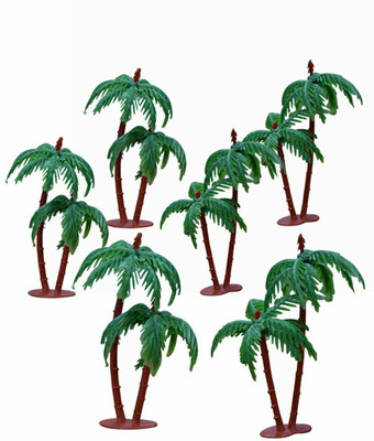 imtion ® (20 Pcs Tree Crafts Artificial Mini Tree for 3-D Models, Project Making, Hobby Crafts, Bird Houses, Toys; Qty: 20 pcs; Size 4 Inches (Approx.) : Coconut