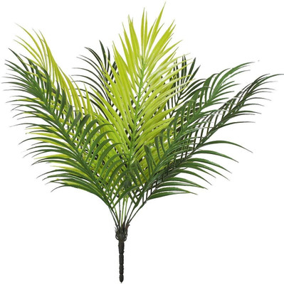 Leafora Beautiful Artificial Areca Floor Plant with Big Leaves and Without Pot Artificial Plant(50 cm, Green)