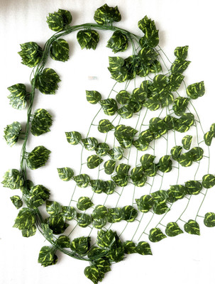 Decosoma Money Plant Strings for Indoor & Outdoor Decoration(1string),7ft Length Artificial Plant(60 cm, Green)