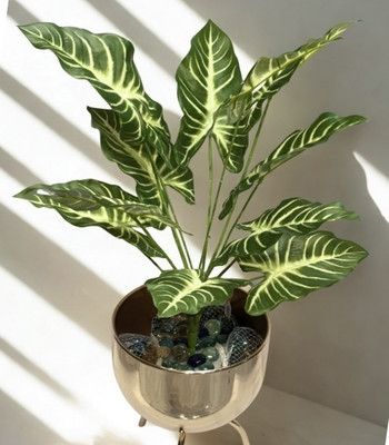 Siyara Creations Artifical Plant with No Pot- 2 ft Artificial Plant(45 cm, Green)