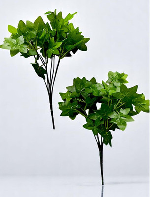 Eli SweetGum_Leaves Wild Artificial Plant(32 cm, Green)