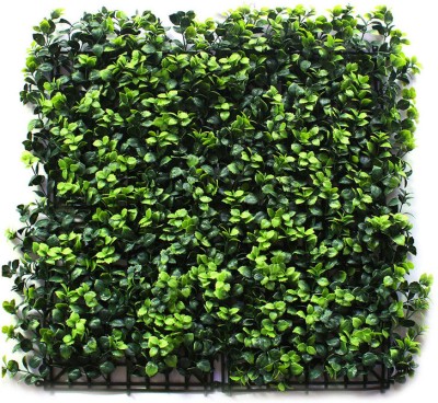 AAVANA GREENS Artificial Vertical Garden Mat For Indoor Outdoor 50X50 CM F-AG-8015-A-P1 Wild Artificial Plant(50 cm, Green)