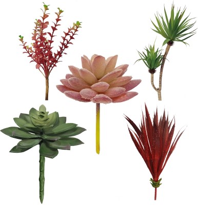 Garden Deco Artificial succulents table decor plants for home and office decoration, Artificial Plant(38.5 cm, Multicolor)