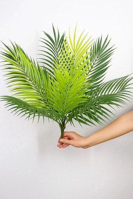 IMIARA Artificial Plant 9 Leaves | without Pot | Natural Looking Indoor Plant Bonsai Artificial Plant(50 cm, Green)