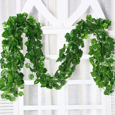 Siddhivinayak Artificial Money Plant Vine (Green, 3 Piece)Home|Garden|Decoration Artificial Plant(190 cm, Green)