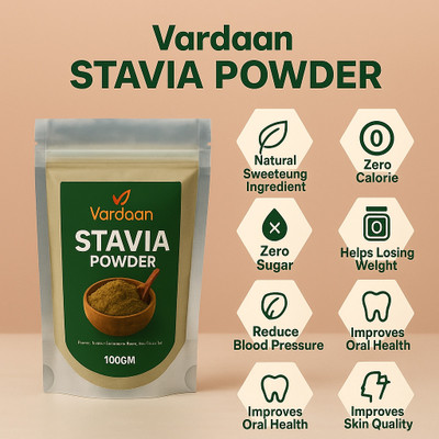 Vardaan Stevia Zero Calorie Natural Sweetener, Fruit Sweetener Sweetener(100 g)