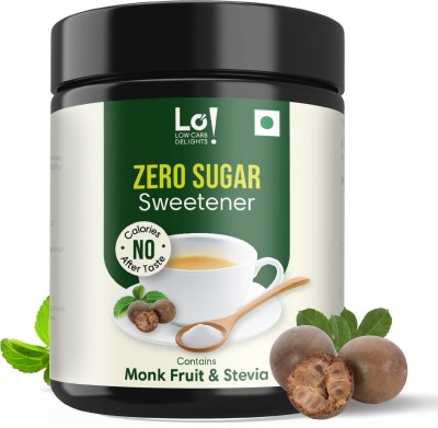 Lo! Foods Zero Sugar Sweetener | Keto Friendly Sugar Free Sugar with Monk Fruit Sweetener(200 g)