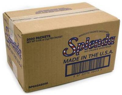 Splenda No Calorie Sweetener, Single-Serve Packets Sweetener (2000 Sachet) Sweetener(2 kg)