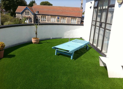Enlite Green grass mat for balcony35MM2FTX7FT Artificial Turf Roll