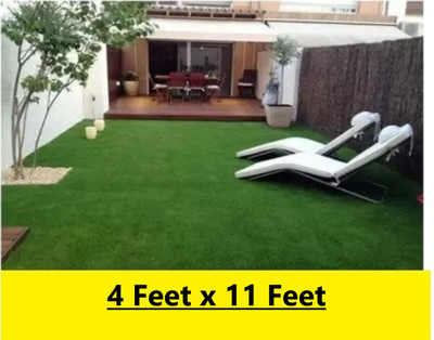 CHETANYA LOOMTEX Artificial Turf 4Feetx11Feet Artificial Turf Sheet