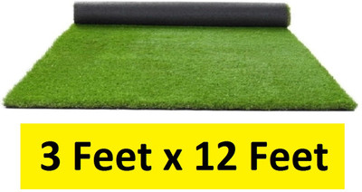 COMFY HOME Artificial Grass, PP (Polypropylene) Floor Mat(Green, Free)
