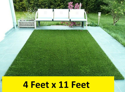 COMFY HOME High Density Artificial Grass Carpet ( 4 X 11 ) Feet Artificial Turf Sheet