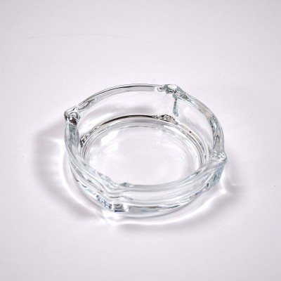 Virtushop Clear Glass Ashtray(Pack of 1)