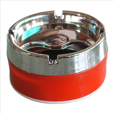 Shri Stainless Steel Ashtray Random Color Multicolor Stainless Steel Ashtray(Pack of 1)