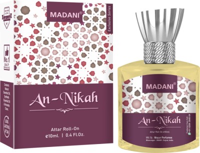 Madani An-Nikah Pure Luxurious Unisex Attar Roll On 24 Hours Long Lasting 10 ml Floral Attar(Musk, Natural, Floral, Amber, Gold Musk)