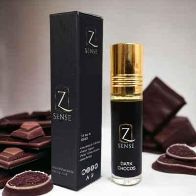 Z SENSE Dark Chocos Roll On Attar, Perfume Long Lasting For Men/Women Royal Collection Floral Attar(Chocolate)
