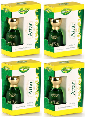 Girnar ATTAR 9 ML EACH, PACK OF 4 . Herbal Attar(Musk)