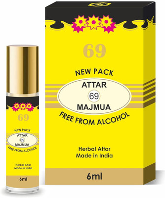 Parag Fragrances Majmua 69 Attar Perfume Roll-On 6ml Floral Attar(Spicy, Musk)