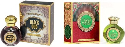 otoori Black Oud & Firdaus Attar Combo Pack Floral Attar(Jannat ul Firdaus, Oud (agarwood))